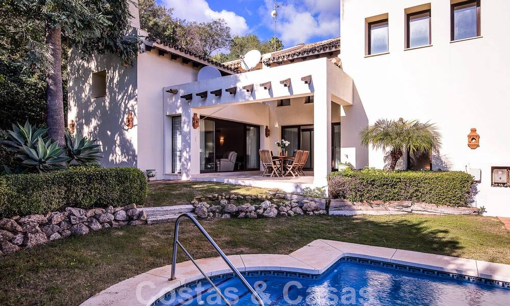 Detached Andalusian villa for sale with great potential, located in a high position surrounded by golf courses in Benahavis - Marbella 49599