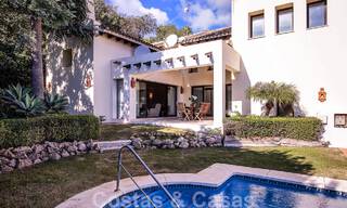 Detached Andalusian villa for sale with great potential, located in a high position surrounded by golf courses in Benahavis - Marbella 49599 