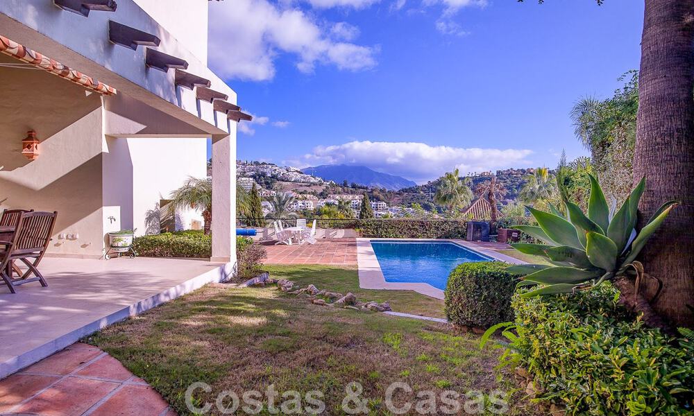 Detached Andalusian villa for sale with great potential, located in a high position surrounded by golf courses in Benahavis - Marbella 49602