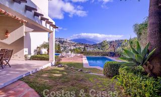 Detached Andalusian villa for sale with great potential, located in a high position surrounded by golf courses in Benahavis - Marbella 49602 