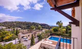 Detached Andalusian villa for sale with great potential, located in a high position surrounded by golf courses in Benahavis - Marbella 49609 