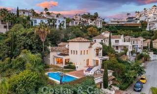 Detached Andalusian villa for sale with great potential, located in a high position surrounded by golf courses in Benahavis - Marbella 49619 