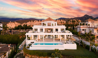 Exclusive designer villa with panoramic sea views for sale in the a five-star golf resort in Marbella - Benahavis 48821 