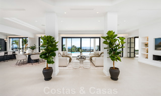 Exclusive designer villa with panoramic sea views for sale in the a five-star golf resort in Marbella - Benahavis 48826 