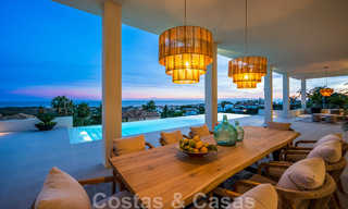 Exclusive designer villa with panoramic sea views for sale in the a five-star golf resort in Marbella - Benahavis 48827 