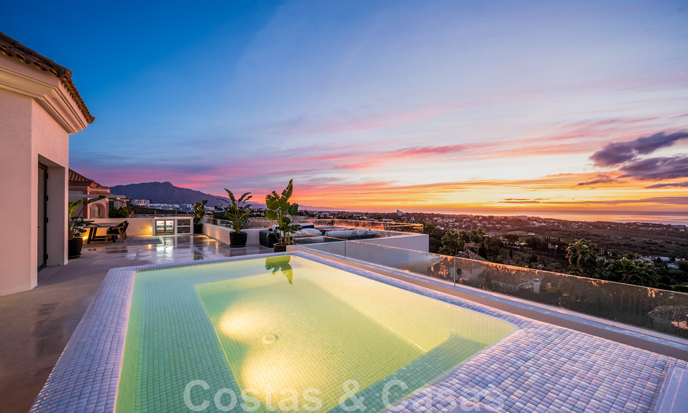 Exclusive designer villa with panoramic sea views for sale in the a five-star golf resort in Marbella - Benahavis 48829