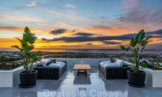 Exclusive designer villa with panoramic sea views for sale in the a five-star golf resort in Marbella - Benahavis 48830 