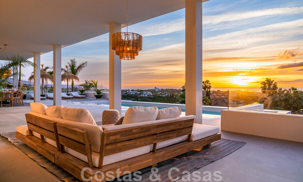 Exclusive designer villa with panoramic sea views for sale in the a five-star golf resort in Marbella - Benahavis 48831