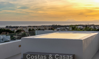 Exclusive designer villa with panoramic sea views for sale in the a five-star golf resort in Marbella - Benahavis 48848 