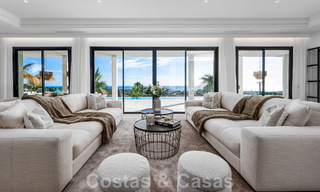Exclusive designer villa with panoramic sea views for sale in the a five-star golf resort in Marbella - Benahavis 48849 