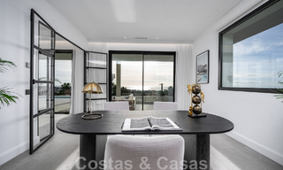 Exclusive designer villa with panoramic sea views for sale in the a five-star golf resort in Marbella - Benahavis 48866 