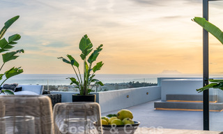 Exclusive designer villa with panoramic sea views for sale in the a five-star golf resort in Marbella - Benahavis 48877 