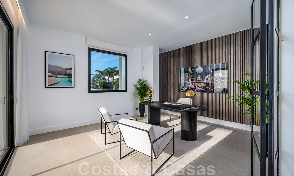 Exclusive designer villa with panoramic sea views for sale in the a five-star golf resort in Marbella - Benahavis 48879