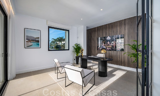 Exclusive designer villa with panoramic sea views for sale in the a five-star golf resort in Marbella - Benahavis 48879 