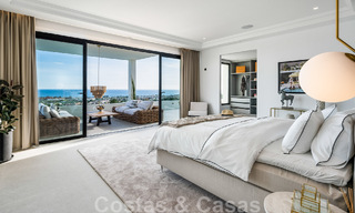Exclusive designer villa with panoramic sea views for sale in the a five-star golf resort in Marbella - Benahavis 48882 