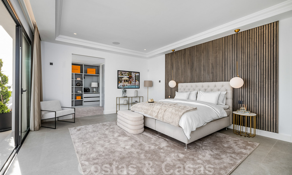 Exclusive designer villa with panoramic sea views for sale in the a five-star golf resort in Marbella - Benahavis 48884