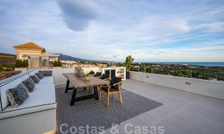 Exclusive designer villa with panoramic sea views for sale in the a five-star golf resort in Marbella - Benahavis 48892 