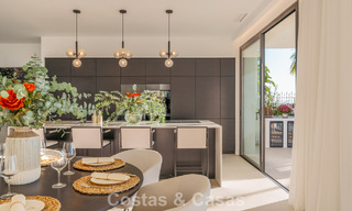 Exclusive designer villa with panoramic sea views for sale in the a five-star golf resort in Marbella - Benahavis 74773 