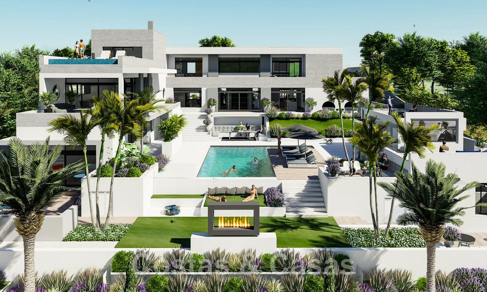 Plot + project of a sophisticated villa for sale situated in the very exclusive, gated community of Sotogrande, Costa del Sol 49010