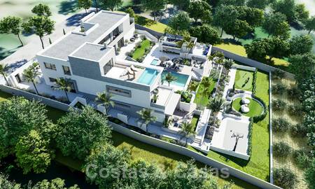 Plot + project of a sophisticated villa for sale situated in the very exclusive, gated community of Sotogrande, Costa del Sol 49012