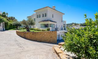 Elegant, Spanish luxury villa for sale with a private tennis court in a gated residential area in La Quinta, Benahavis - Marbella 50384 