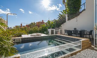 2 exclusive apartments for sale with spacious terrace, private pool and views of La concha mountain in Nueva Andalucia, Marbella 50122 