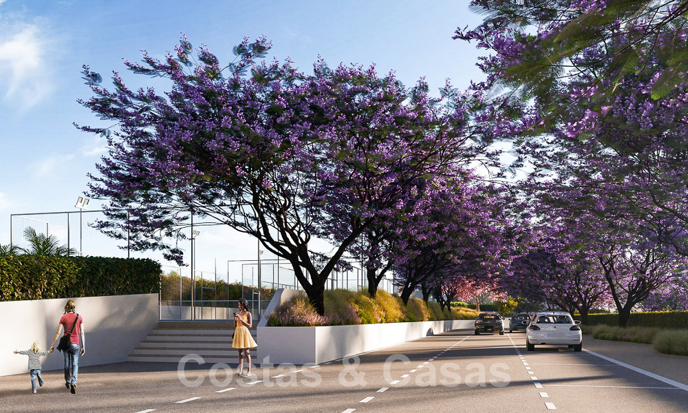 New, luxurious contemporary-style apartments for sale with spacious terrace and panoramic views on the New Golden Mile between Marbella and Estepona 50063