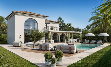 Mediterranean luxury villa for sale bordering the Las Brisas golf course in Nueva Andalucia's golf valley, Marbella 50244