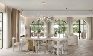 Mediterranean luxury villa for sale bordering the Las Brisas golf course in Nueva Andalucia's golf valley, Marbella 50273 