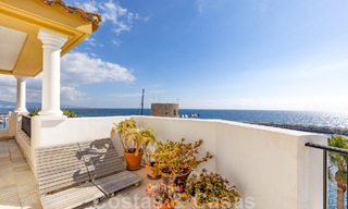 Gigantic duplex penthouse for sale with breath-taking sea views on frontline beach in Puerto Banus' marina, Marbella 49110 