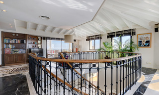 Gigantic duplex penthouse for sale with breath-taking sea views on frontline beach in Puerto Banus' marina, Marbella 49111 