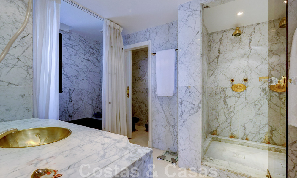 Gigantic duplex penthouse for sale with breath-taking sea views on frontline beach in Puerto Banus' marina, Marbella 49113