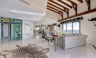 Gigantic duplex penthouse for sale with breath-taking sea views on frontline beach in Puerto Banus' marina, Marbella 49123 