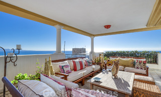 Gigantic duplex penthouse for sale with breath-taking sea views on frontline beach in Puerto Banus' marina, Marbella 49127 