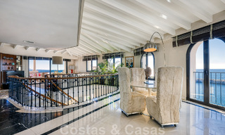 Gigantic duplex penthouse for sale with breath-taking sea views on frontline beach in Puerto Banus' marina, Marbella 49143 