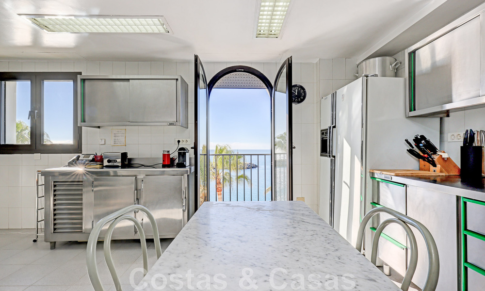 Gigantic duplex penthouse for sale with breath-taking sea views on frontline beach in Puerto Banus' marina, Marbella 49162