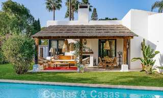 Attractive, distinctive Ibiza-style villa for sale with large separate guest house located in West Marbella 49959 