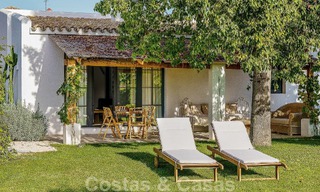 Attractive, distinctive Ibiza-style villa for sale with large separate guest house located in West Marbella 49969 