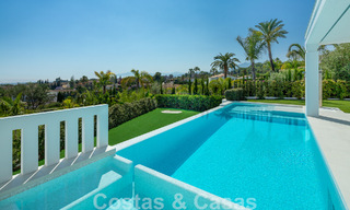 Contemporary, detached luxury villa for sale with panoramic mountain and sea views, heart of Marbella's Golden Mile 49892 