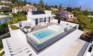 Contemporary, detached luxury villa for sale with panoramic mountain and sea views, heart of Marbella's Golden Mile 49898 