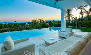 Contemporary, detached luxury villa for sale with panoramic mountain and sea views, heart of Marbella's Golden Mile 49901 