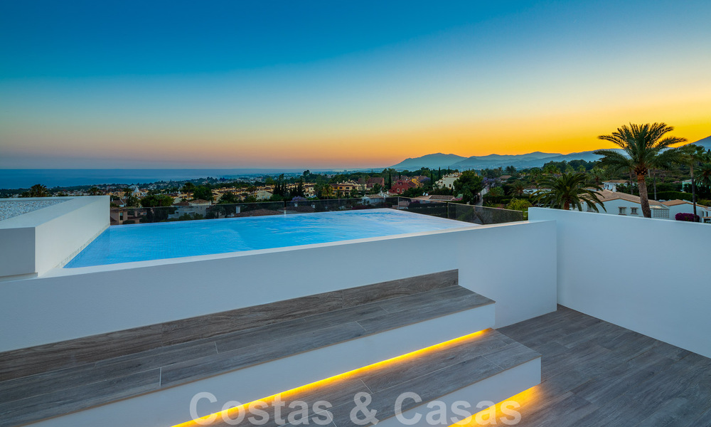 Contemporary, detached luxury villa for sale with panoramic mountain and sea views, heart of Marbella's Golden Mile 49902
