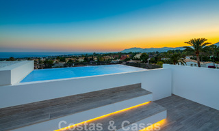 Contemporary, detached luxury villa for sale with panoramic mountain and sea views, heart of Marbella's Golden Mile 49902 