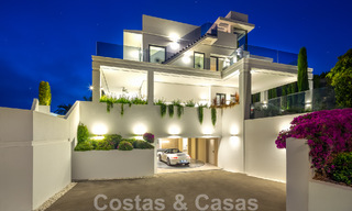 Contemporary, detached luxury villa for sale with panoramic mountain and sea views, heart of Marbella's Golden Mile 49909 