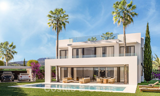 2 prestigious new build villas for sale within walking distance of a stunning golf clubhouse on the New Golden Mile, between Marbella and Estepona 49831 