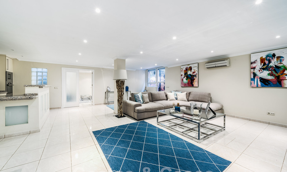 Semi-detached Spanish-style house for sale in a prestigious urbanisation within walking distance of Puerto Banus and the beach in Nueva Andalucia, Marbella 49751