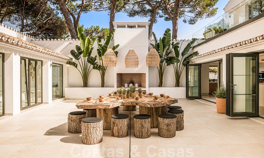 Charming Spanish luxury villa for sale surrounded by natural beauty and bordering the dunes beach in Marbella 49697