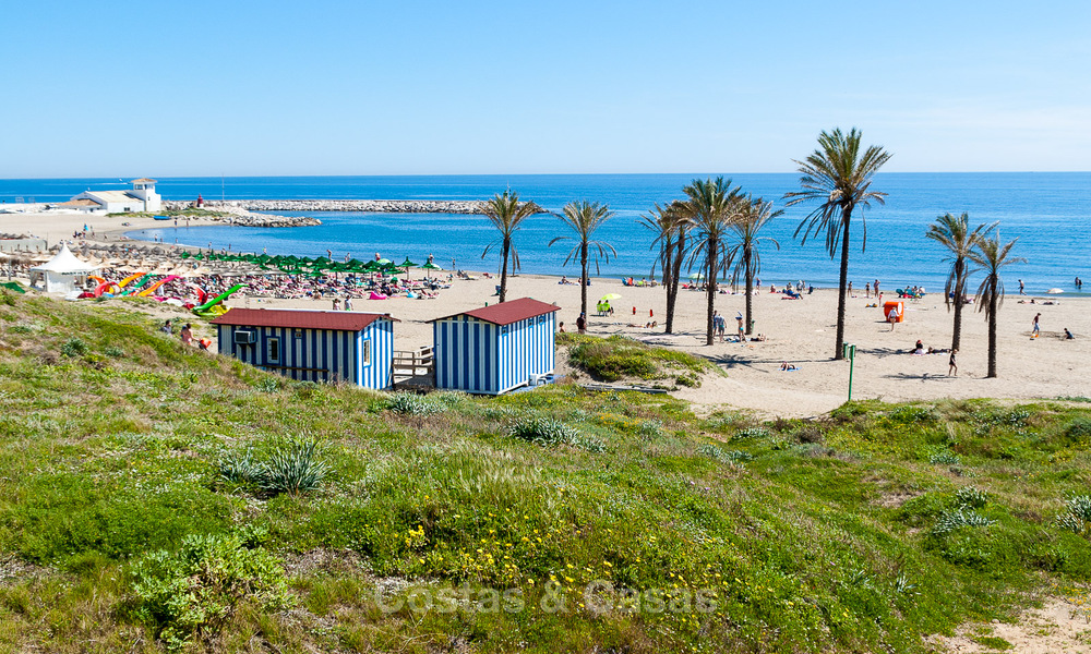 Charming Spanish luxury villa for sale surrounded by natural beauty and bordering the dunes beach in Marbella 49709