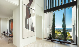 Move-in ready, architectural designer villa for sale with open sea views in a prestigious gated residential area in the hills of La Quinta in Benahavis - Marbella 49260 