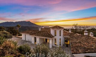 Mediterranean luxury villa for sale with a contemporary feel and stunning sea views in the exclusive La Zagaleta Golf resort, Benahavis - Marbella 49342 